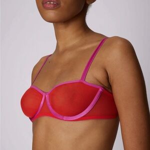 Parade Sheer Comfort Balconette Bra 32C
